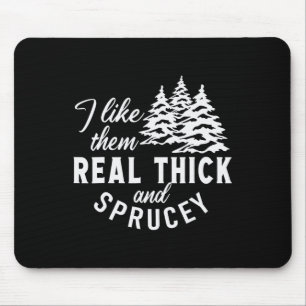 Mousepad Árvore De Natal Eu Gosto Delas Muito Espessas E Mo