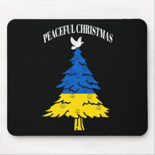 Mousepad Árvore de Natal Pacífica Paz Ucrânia