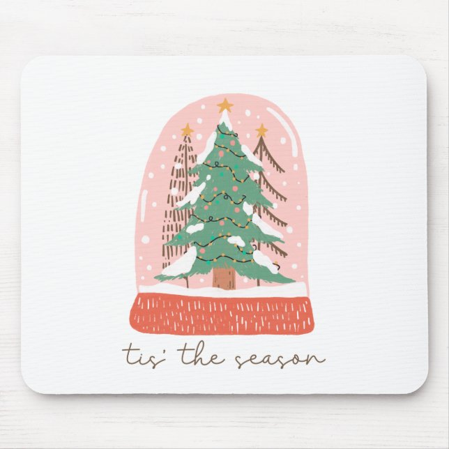 Mousepad Árvore De Presente Do Xmas É A Época (Frente)