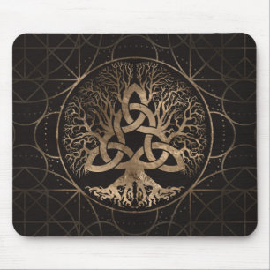 Mousepad Árvore de vida - Yggdrasil com Triquetra