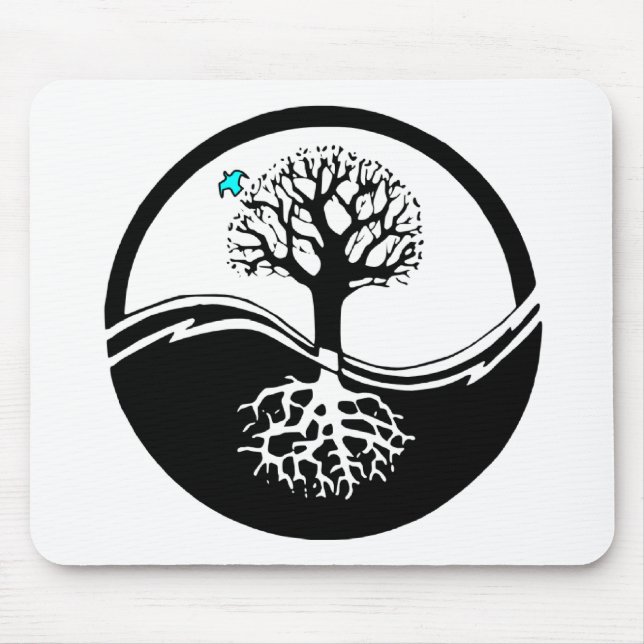 Mousepad Árvore de Yin Yang (Frente)