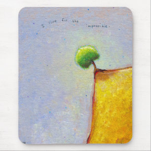 Mousepad Árvore desafiante na arte inspirada do