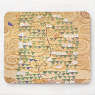 Mousepad Árvore do friso de Gustavo Klimt do tapete do rat