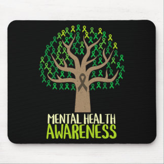 Mousepad árvore do mês nacional de conscientização sobre sa