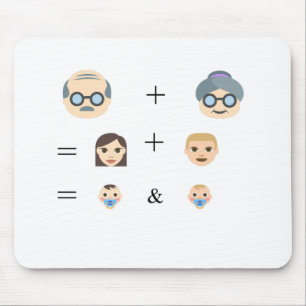 Mousepad Árvore genealógica de Emoji