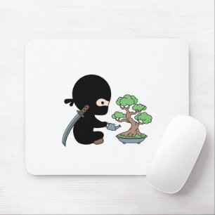 Mousepad Árvore molhando minúscula dos bonsais de Ninja