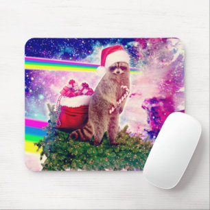 Mousepad Árvore Natal Astro Raccoon