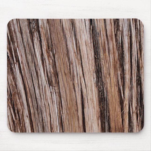 Mousepad Árvore natural do latido de cedro russa ao ar livr (Frente)