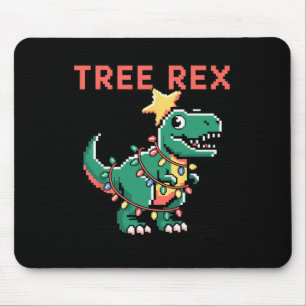 Mousepad Árvore Rex Suéter Feio de Natal Dinossauro Natal