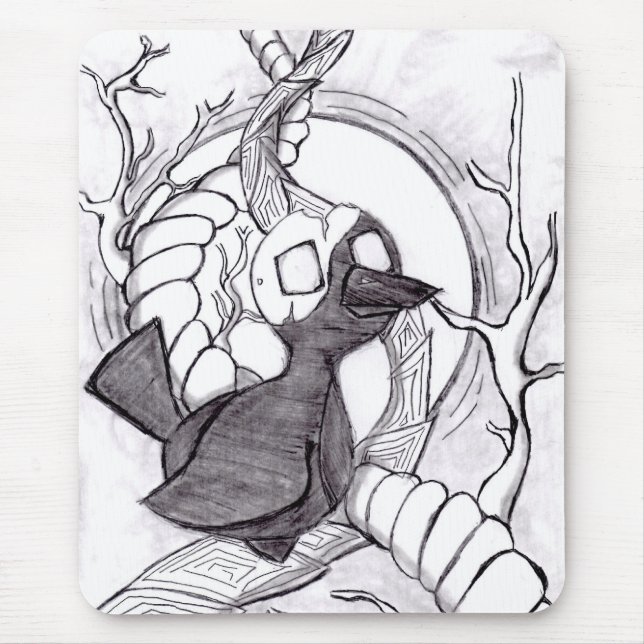 Mousepad árvore sombra (Frente)