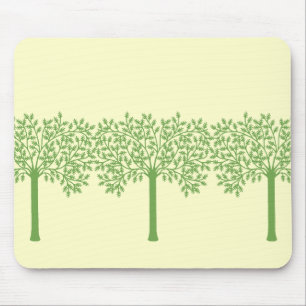 Mousepad Árvore Verde Estilizada