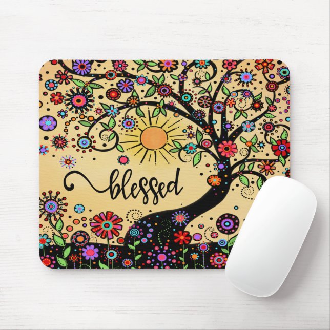 Mousepad Árvore Whimsical BESSED (Com mouse)
