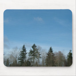 Mousepad árvores de inverno e céu azul