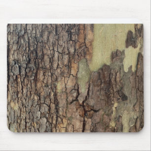 Mousepad Árvores de latido de árvores, naturais, em dificul