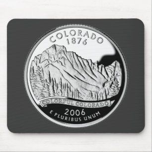 Mousepad Árvores de Montanhas Rochosas do Quarto Estado do