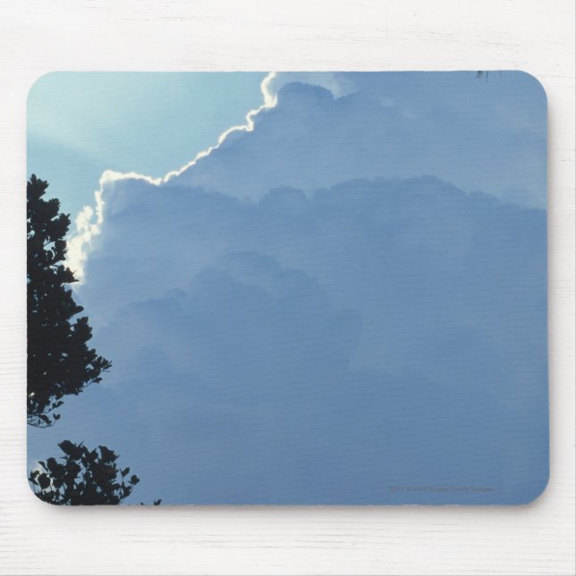 Mousepad Árvores e nuvens (Frente)