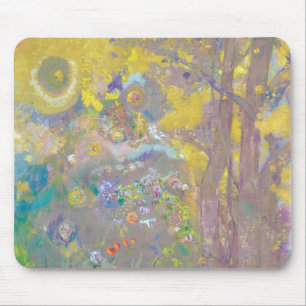 Mousepad Árvores em Fundo Amarelo, Redon