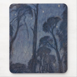 Mousepad Árvores em Twilight (por Edward Robert Hughes)