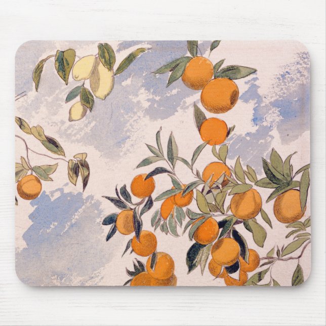Mousepad Árvores frutas - Edward Lear (Frente)