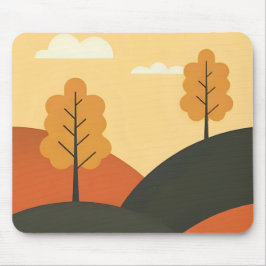 Mousepad Árvores Nas Colinas 