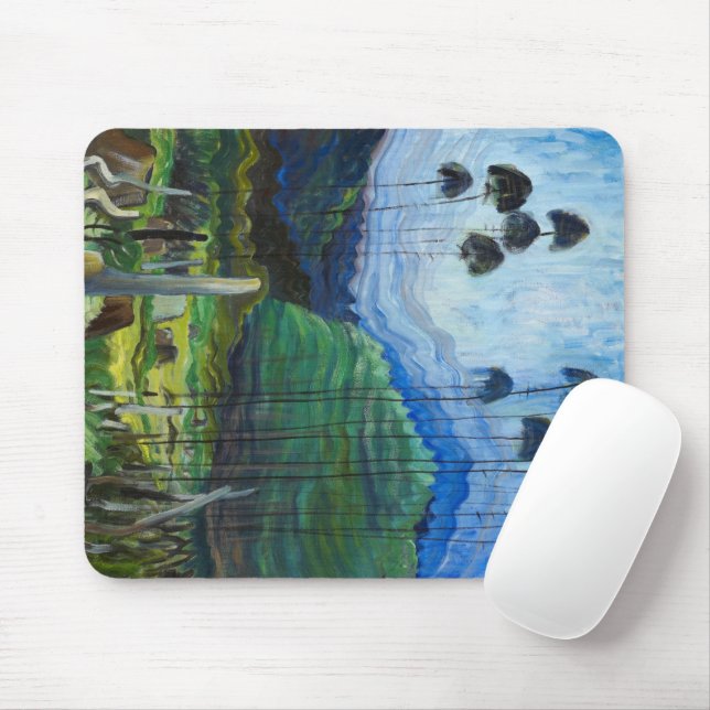 Mousepad Árvores no céu, 1939 por Emily Carr (Com mouse)