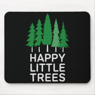 Mousepad Árvores Pequenas Felizes e Divertidas Camng