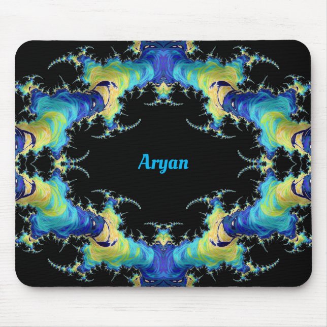Mousepad ARYAN ~ Estranho Padrão 3D ~ Personalizado (Frente)