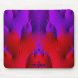 Mousepad ARYAN ~ Zany Hot Shades de Vermelho e Roxo