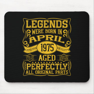 Mousepad As 50ª Lendas De Aniversário Foram Nasceres Em Abr