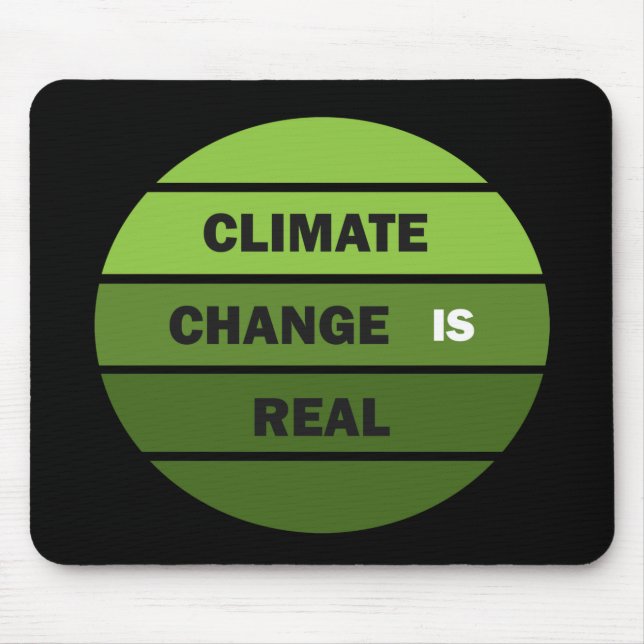 Mousepad as alterações climáticas são reais (Frente)