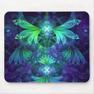 Mousepad As Asas-pipa de um Dragonfly Azul-Verde