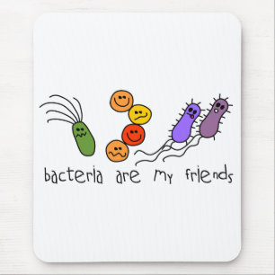 Mousepad As bactérias são meus amigos