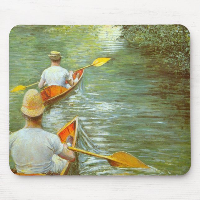 Mousepad As Canoas, Perissoires de Gustave Caillebotte (Frente)