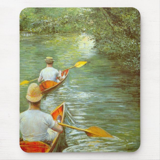 Mousepad As Canoas, Perissoires de Gustave Caillebotte (Frente)