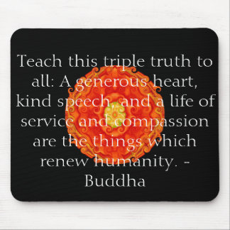 Mousepad As citações de Buddha inspiram inspirador