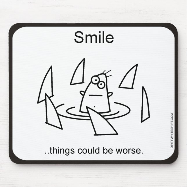 Mousepad As coisas podiam ser mais más (Frente)