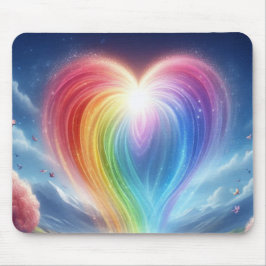 Mousepad As Cores do Arco-íris do Amor num Computador Gross