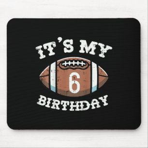 Mousepad As Crianças São O Meu Aniversário 6 de Futebol Ame