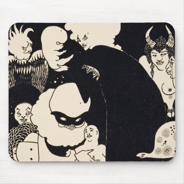 Mousepad As criaturas estranhas de Lucian, ilustração 'de (Frente)