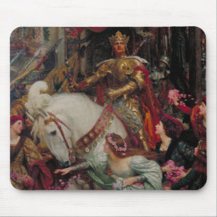 Mousepad As Duas Coroas por Sir Frank Bernard Dicksee