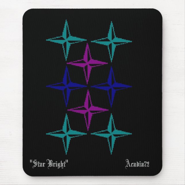 Mousepad As estrelas, Acadia72, "Star brilhante " (Frente)