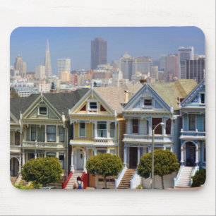 Mousepad As famosas Painted Ladies de São Francisco