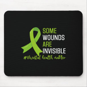 Mousepad As Feridas São Mês Invisível De Sensibilização Par