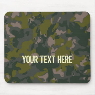 Mousepad As forças armadas camuflam