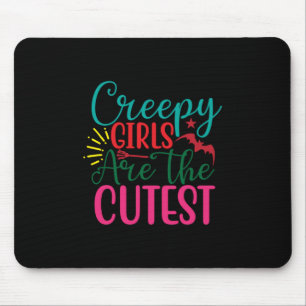Mousepad As Garotas Mais Assustadoras Do Halloween São O An
