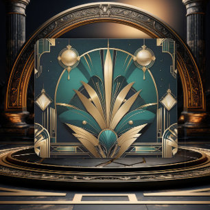 Mousepad As Linhas Art Deco de Gatsby