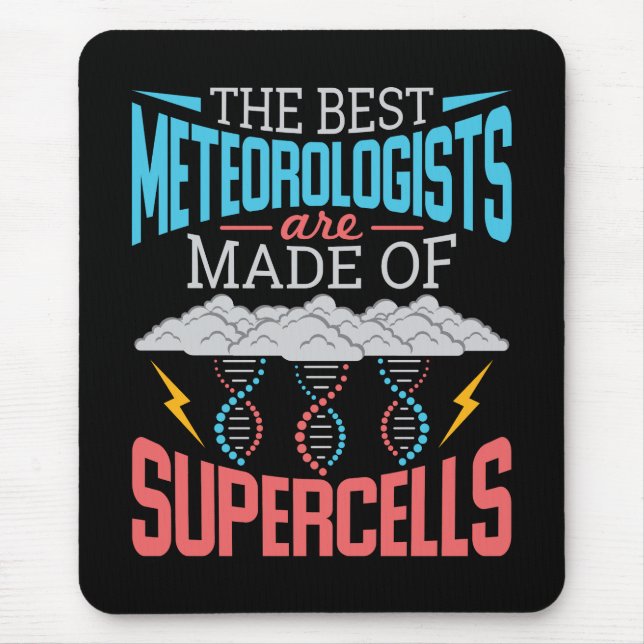 Mousepad As Melhores Meteorologistas Supercélulas Engraçada (Frente)