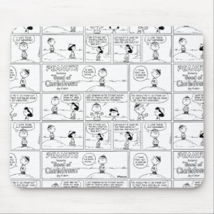 Mousepad As memórias de Charlie Brown no monte do Pitcher