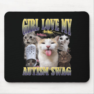 Mousepad As Meninas Amam Meu Estilo Autista Engraçado Meme 