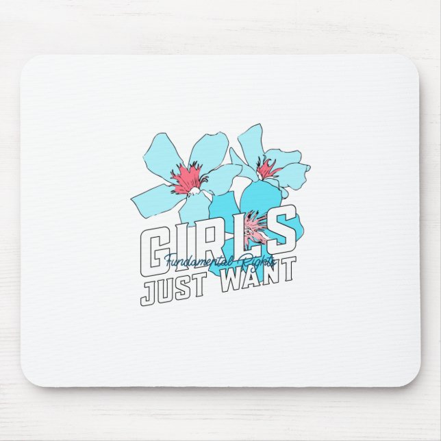 Mousepad As Meninas Querem Apenas Direitos Fundamentais (Frente)
